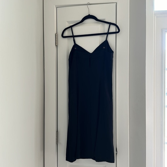 DONATE NWT Ann Taylor Black Midi Slip Dress with adjustable Strap Sz: 8 - Picture 4 of 5